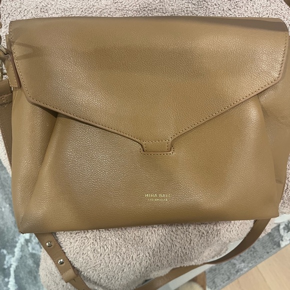 Mina baie Audrey bag In Tan - Picture 4 of 10